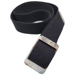 Belt w/ Recycled Skateboard Buckle