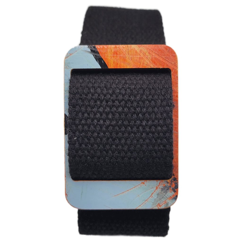 Belt w/ Recycled Skateboard Buckle