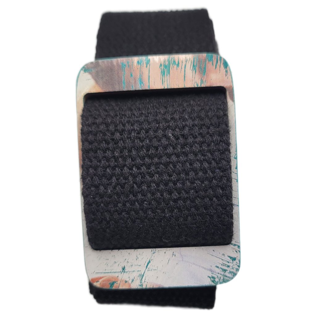 Belt w/ Recycled Skateboard Buckle