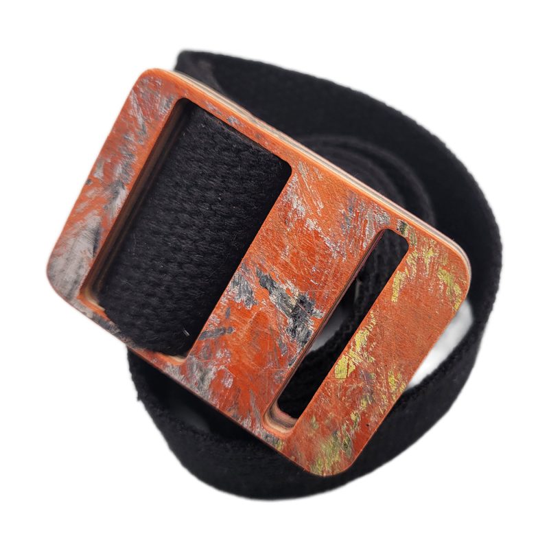 Belt  w/ Recycled Skateboard Buckle