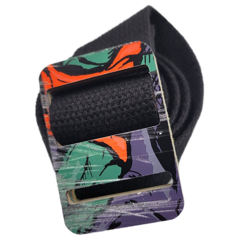 Belt w/ Recycled Skateboard Buckle - Image 3