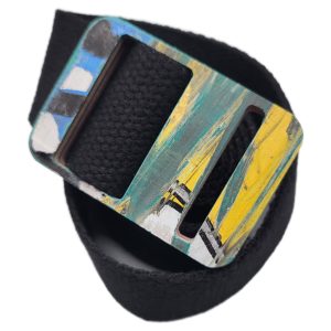 Belt  w/ Recycled Skateboard Buckle