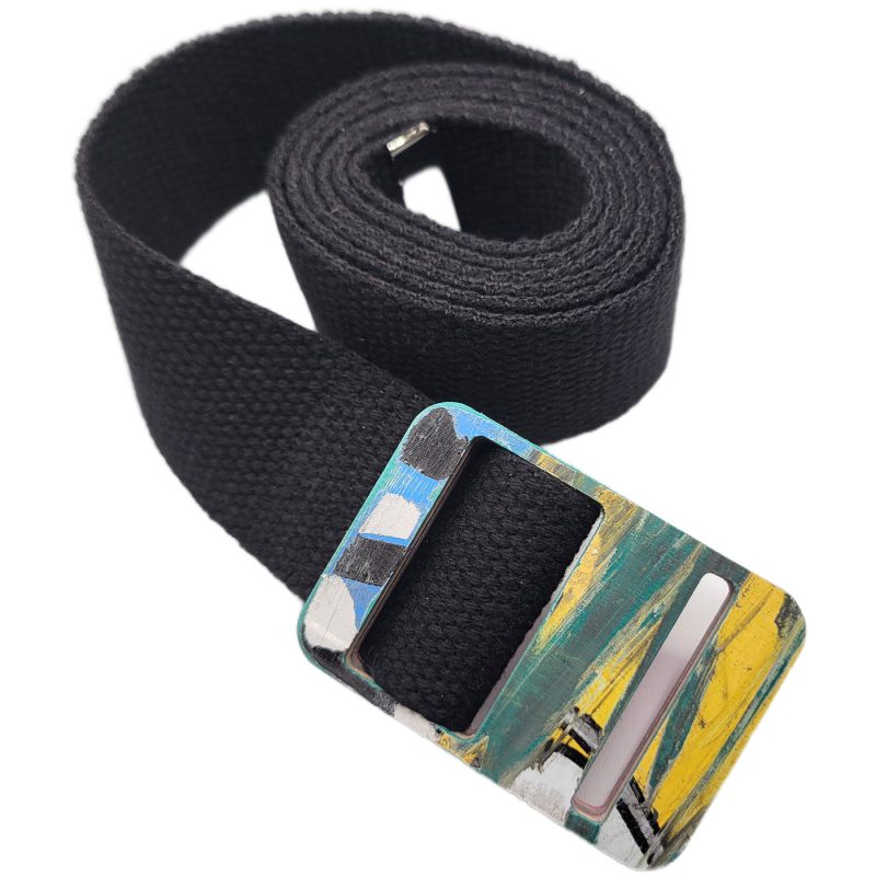 Belt  w/ Recycled Skateboard Buckle