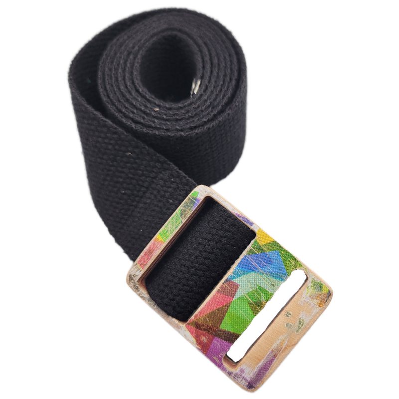 Belt w/ Recycled Skateboard Buckle