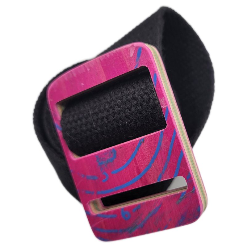Belt  w/ Recycled Skateboard Buckle - Image 2