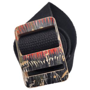 Belt w/ Recycled Skateboard Buckle