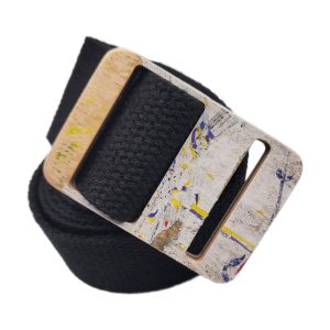 Belt w/ Recycled Skateboard Buckle - Image 3