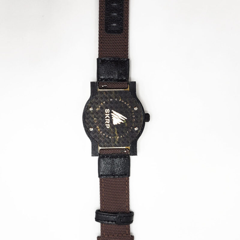 Recycled Wooden Skateboard Watch - Image 2