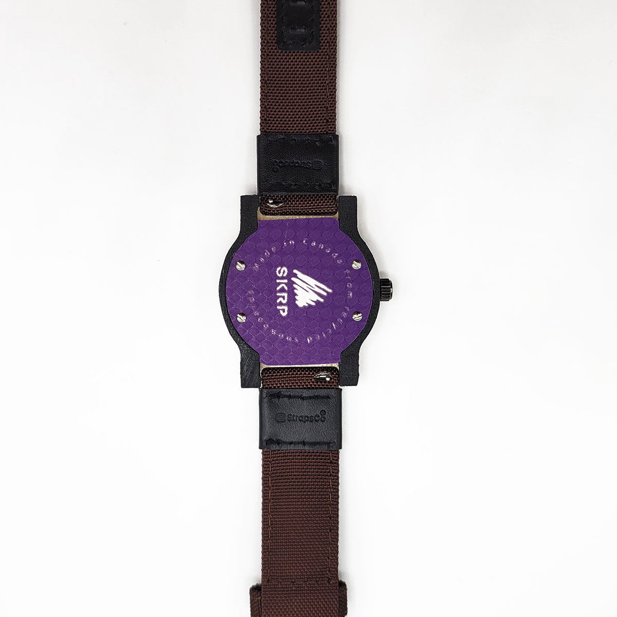 Recycled Wooden Skateboard Watch - Image 2