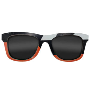 Wayfarer Style Recycled Wooden Skateboard Glasses (Large)